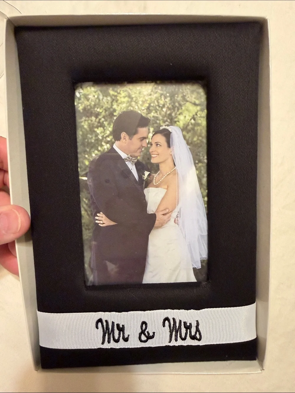 IKEA Black Photo Frame with White 